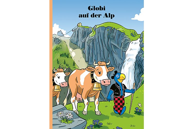 Poiché Globi ha già vissuto molte esperienze sull'Engstligenalp, il 19 giugno uscirà anche un libro della serie Globi Classic ambientato lì: Globi auf der Alp" è il modo perfetto per entrare nell'atmosfera di una visita all'Oberland bernese, per ripensarci in seguito o per godersene la lettura sdraiati su un prato di montagna. Jürg Lendenmann: Globi on the alp. Globi-Verlag 2020, circa 24,90 Fr. Il libro è disponibile anche presso la Globi Stübli (stazione a valle della funivia di Globi).