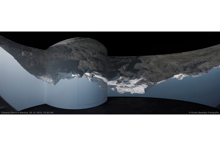 Camera oscura sul Passo della Bernina