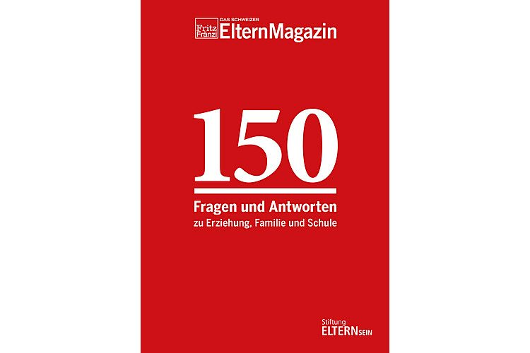 «150 Fragen – 150 Antworten zu Erziehung, Familie und Schule». Im 132 Seiten starken Ratgeber kommen 51 Expertinnen und Experten zu Wort. NeuabonnentInnen erhalten das Booklet geschenkt. Eine Einzelausgabe kostet 14.90 Fr. plus Versandkosten; Sie können es hier bestellen.
