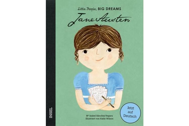 Isabel Sánchez Vegara: Jane Austen, 32 S. Insel Verlag, 2019 (Auf Deutsch erscheint das Buch Ende September 2019), ca. 24 Fr.
