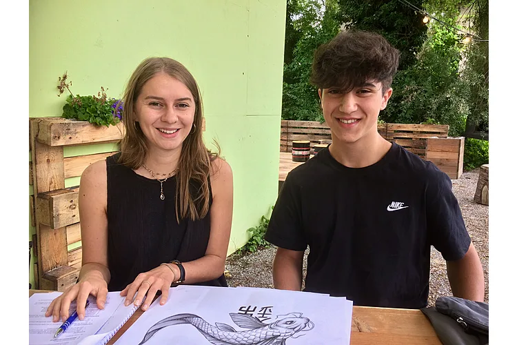 Céline et Gioele (photo : zVg)