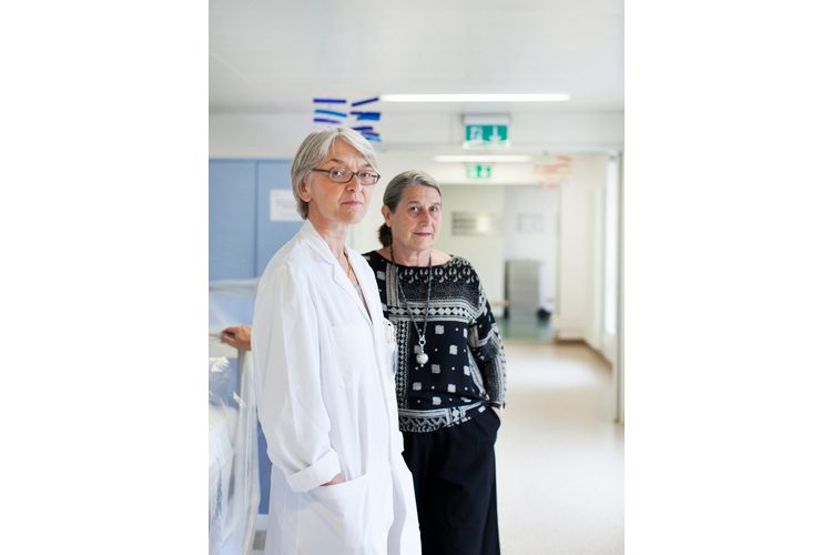S'engagent pour une bonne prise en charge des enfants en fin de vie : Eva Bergsträsser (à g.) et Eva Cignacco.