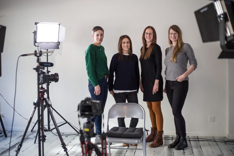 Das Tadah-Team: Sarah Steiner, Klara Zürcher, Diana Wick, Julia Bochanneck