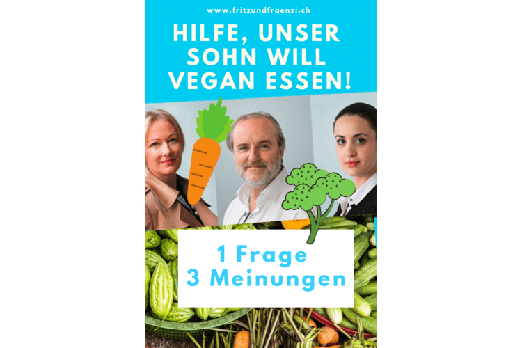 Wie funktioniert die Familienernährung, wenn nur einer vegan essen mag? Eltern fragen, unsere Experten Nicole Althaus, Peter Schneider und Stefanie Rietzler antworten.