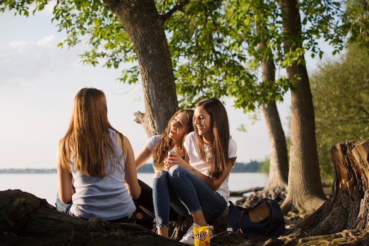 Ylenia Pollice likes to chill out by the lake - preferably with her friends.