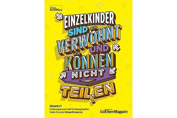 Erziehungswissen statt Erziehungsmythen, 2020 Mit der Kampagne «Erziehungsmythen» nehmen die Stiftung Elternsein und Fritz+Fränzi Mythen und Klischees rund um Erziehung unter die Lupe. Sehen Sie alle Erziehungsmythen hier.