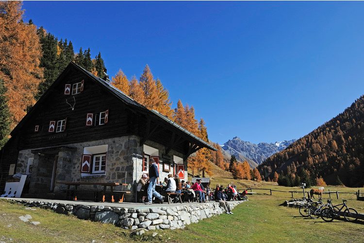The Varusch hut near S-chanf