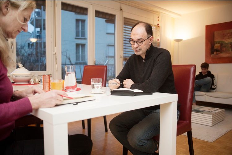 "Nous échangeons une fois par mois sur tout ce qui concerne notre fils Tom", disent Matthias Lehmann et son ex-femme Martina Kral.