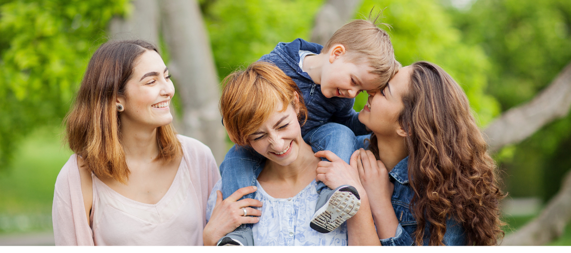 Verschiedene Familienmodelle