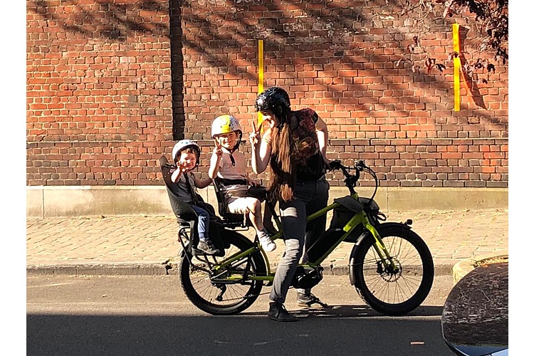 Unterwegs mit dem neuen Velo