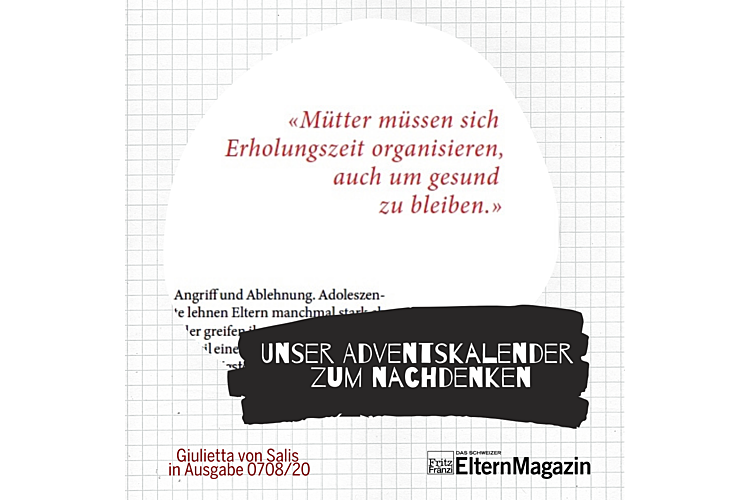 13. Dezember 2020:Wer das komplette Interview mit Giulietta von Salis lesen möchte: «Die Mutter muss nicht alle Bedürfnisse abdecken»