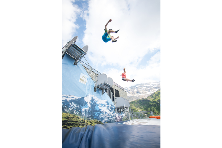 Bag Jump im Titlis Adventure Park