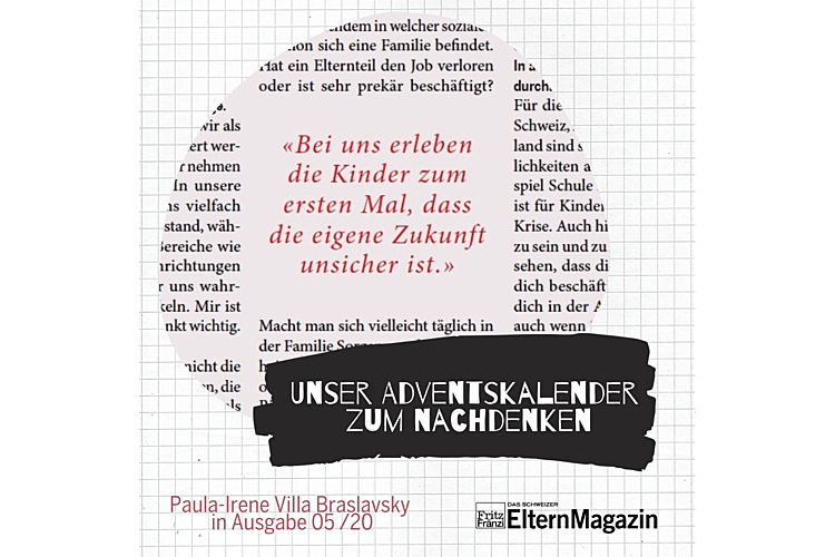 6. Dezember 2020:Und hier noch der Kontext:«Liebe Frau Villa Braslavsky, was macht die Krise mit Familien?»