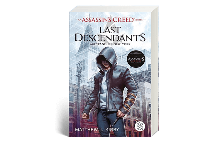 Matthew J. Kirby: An Assassin’s Creed Series. Last Descendants. Aufstand in New York. Fischer KjB, 2016. 368 Seiten, um 17 Franken.