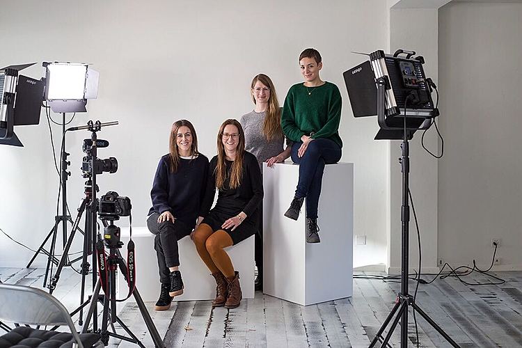 Team Tadah: Klara Zürcher, Diana Wick, Julia Bochanneck und Sarah Steiner