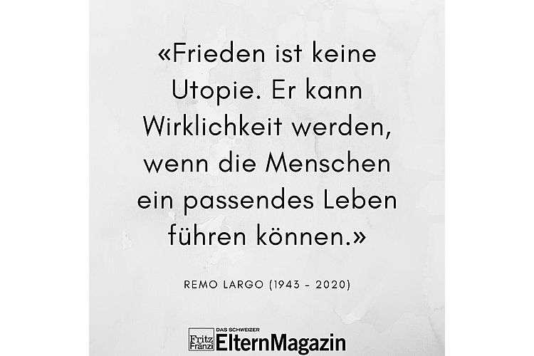 Aus: Remo H. Largo: Das passende Leben. Was unsere Individualität ausmacht und wie wir sie leben können. S. Fischer Verlag, 2. Auflage 2017, S. 438