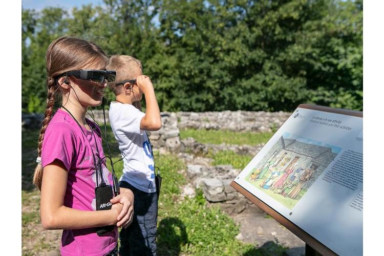 4/5 3D-Tour: Das Ruinendorf in Tremona am Monte San Giorgio war im Mittelalter ein florierender Handelsort.   