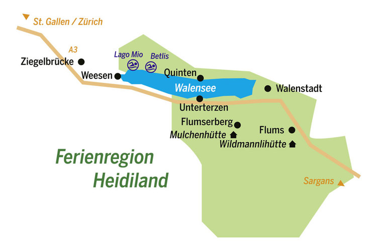 «Leben, wie zu Heidis Zeiten» – dies und noch viel mehr erwartet sie in der Ferienregion «Heidiland»