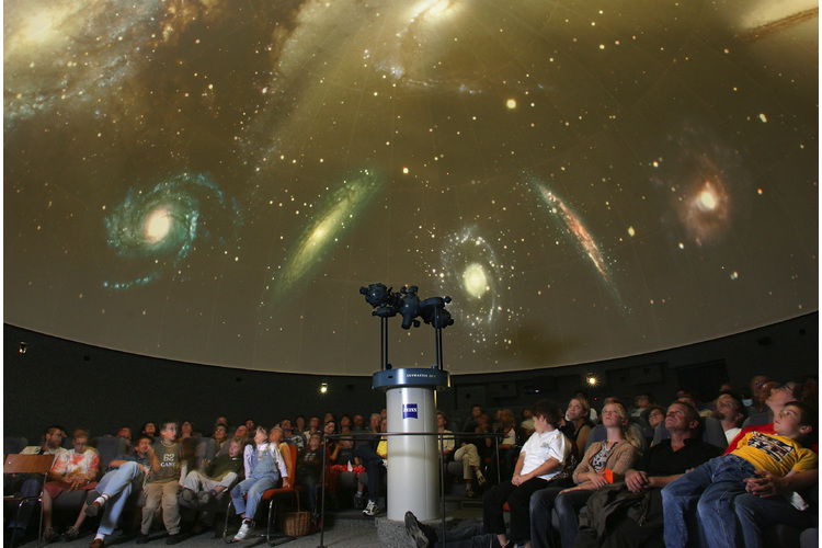 Das Planetarium in Kreuzlingen entführt ins Weltall... Foto: Planetarium Sternwarte Kreuzlingen