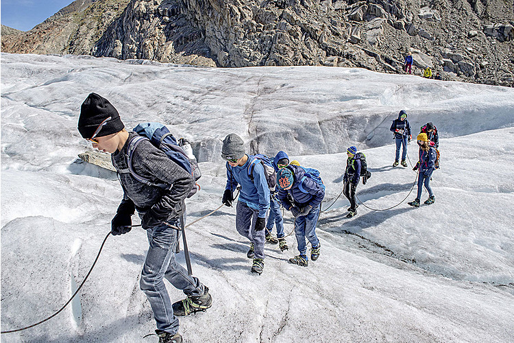  Eindrücklich: der Grosse Aletschgletscher.