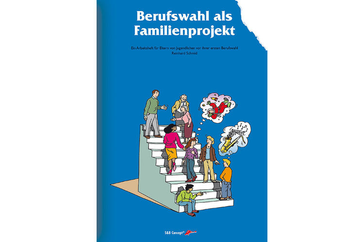 Reinhard und Simon Schmid: Berufswahl als Familienprojekt Reinhard Schmid begann in den Siebzigerjahren die Familie in die Berufswahl einzubeziehen. 1987 gründete er das S&B Institut für Berufs- und Lebens­gestaltung. Dieses gibt verschiedene Lehrmittel und Fachbücher zu den Arbeitsschwerpunkten des Instituts heraus. «Berufswahl als Familienprojekt» ist ein Arbeitsheft, das die Eltern während des Berufswahlprozesses ihres Kindes begleitet. Sie werden mit offenen und Multiple-Choice-Fragen zum Mitdenken angeregt. Besonders sinnvoll ist «Berufswahl als Familienprojekt», wenn das Kind in der Schule das Lehrmittel «Berufswahl-Portfolio» von Reinhard Schmid verwendet. S&B concept 2018, 36 Seiten, 12 Fr.