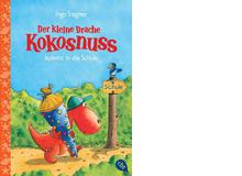 Ingo Siegner: Der kleine Drache Kokosnuss kommt in die Schule. cbj Verlag 2015, 72 Seiten, ca. 8 Fr. Der kleine Drache Kokosnuss ist furchtbar aufgeregt. Heute ist sein erster Tag in der Schule! Leider darf sein bester Freund nicht mit. Warum, wird in dieser Geschichte aus der beliebten Kinderbuchserie erzählt.