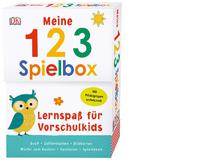 123-SpielboxZahlen-, Rechenzeichen- und Bildkarten mit Fühlelementen sowie ein Spielplanposter für ein Würfelspiel und einem Würfel zum Selberbasteln. Altersempfehlung: 5 bis 7 Jahre.Dorling Kindersley 2018, ca. 22 Fr.