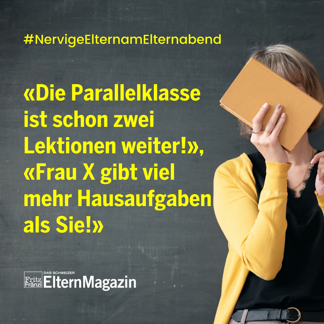 Nervige Elternsätze am Elternabend Nervige Elternsätze am Elternabend