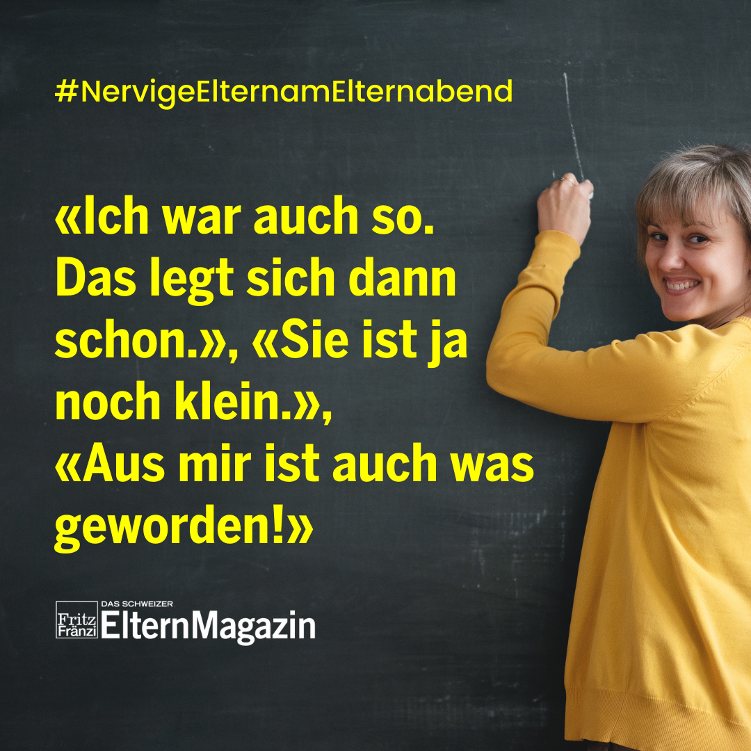 Nervige Elternsätze am Elternabend