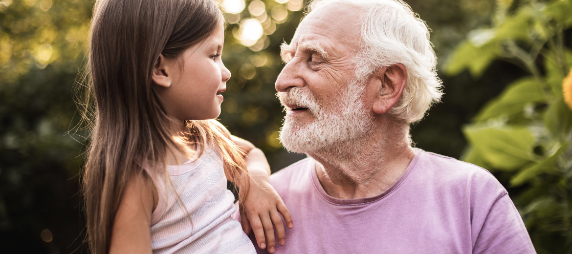 Zwischen Kinder und bedürftigen Eltern