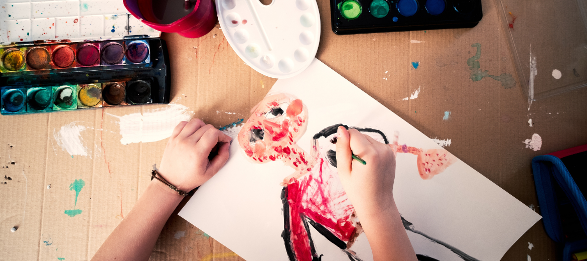 Malen zeichnen Umgang mit Kinderbildern