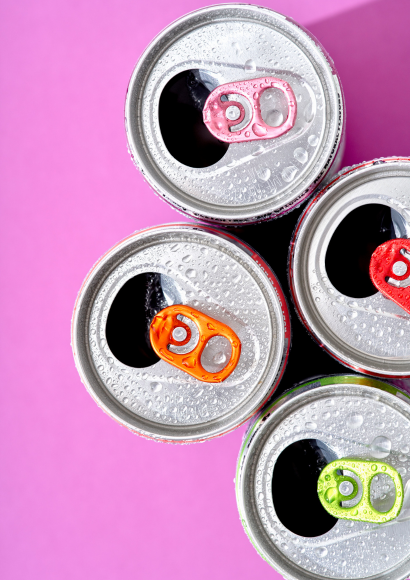 Energydrinks: Offene Dosen