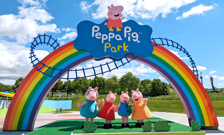 Artikelbild_Legoland_PeppaFamilie Legoland Deutschland Peppa Wutz