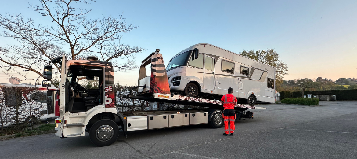 Moderne Nomaden, Pech und Pannen: Wohnmobil wird abgeschleppt